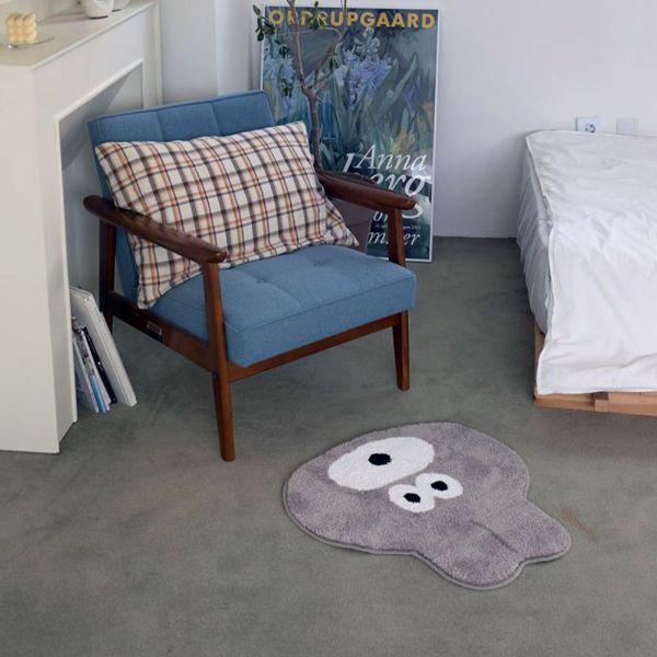 ラグマット・シェイプ マット ラグ キッチンマット 玄関マット 韓国雑貨 ブランチブラザー 犬 うさぎ インテリア おしゃれ かわいい ギフト プレゼント | MARK'S | 09