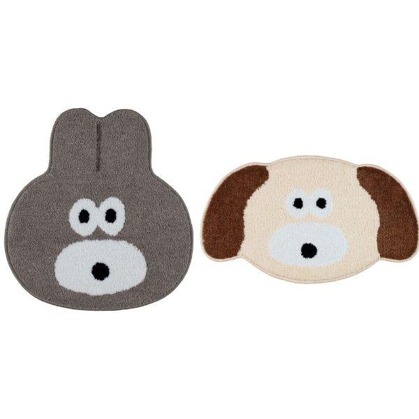 ラグマット・シェイプ マット ラグ キッチンマット 玄関マット 韓国雑貨 ブランチブラザー 犬 うさぎ インテリア おしゃれ かわいい ギフト プレゼント | MARK'S | 04