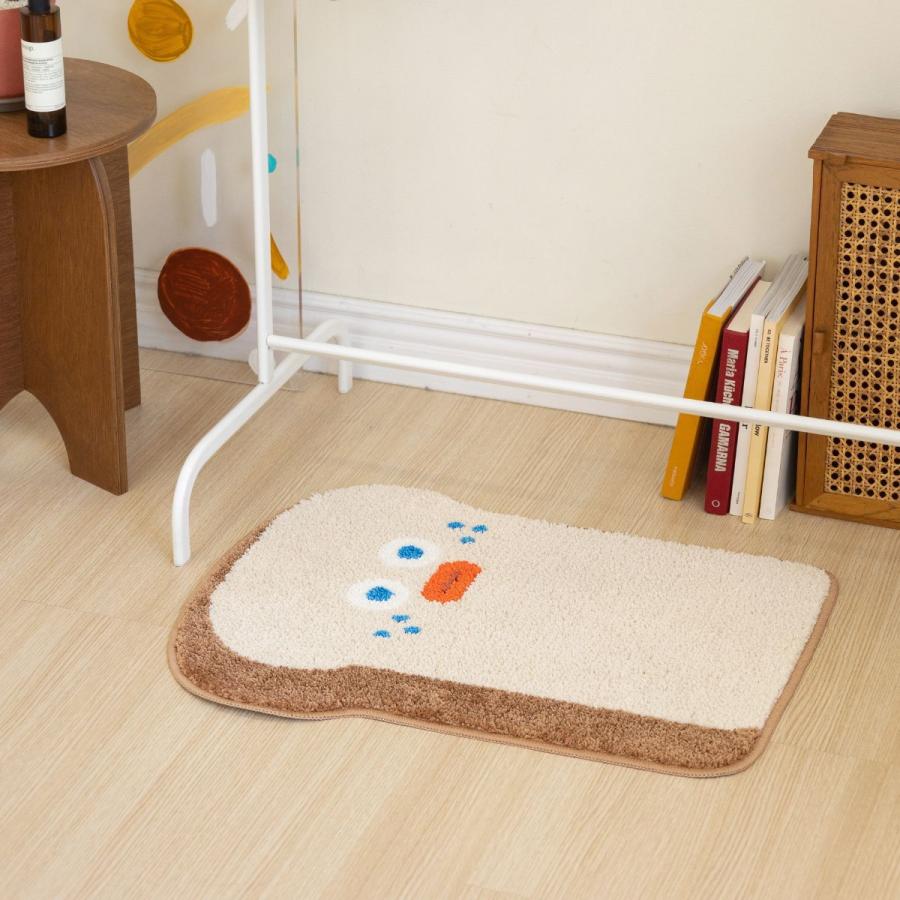 ブランチブラザー ラグマット キッチンマット 玄関マット 韓国雑貨 トースト ペンギン ダック インテリア かわいい おしゃれ ギフト プレゼント | MARK'S | 08