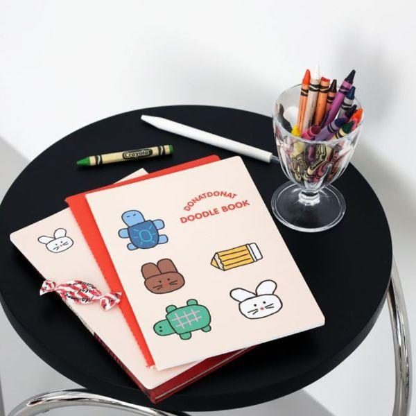 横罫ノート・A5 ベア 文房具 メモ帳 犬 アニマル ロマネ ROMANE Brunch Brother 韓国雑貨 ブランチブラザー ドナットドナット かわいい | MARK'S | 08