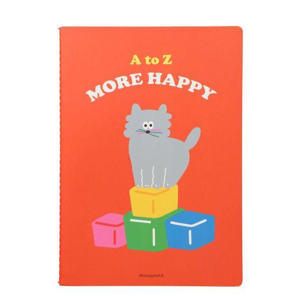 横罫ノート・A5 文房具 メモ帳 ねこ ねずみ アニマル ロマネ ROMANE Brunch Brother 韓国雑貨 ブランチブラザー モナグスタ かわいい | MARK'S | 01