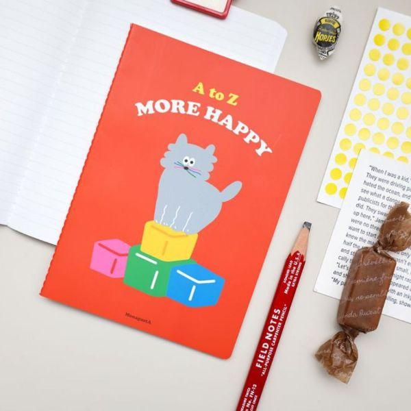 横罫ノート・A5 文房具 メモ帳 ねこ ねずみ アニマル ロマネ ROMANE Brunch Brother 韓国雑貨 ブランチブラザー モナグスタ かわいい | MARK'S | 07