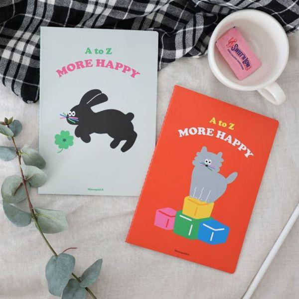 横罫ノート・A5 文房具 メモ帳 ねこ ねずみ アニマル ロマネ ROMANE Brunch Brother 韓国雑貨 ブランチブラザー モナグスタ かわいい | MARK'S | 10