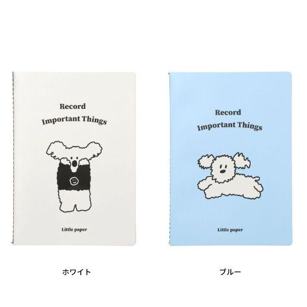 横罫ノート・A5 文房具 メモ帳 いぬ コアラ アニマル ロマネ ROMANE Brunch Brother 韓国雑貨 リトルペーパー かわいい | MARK'S | 03