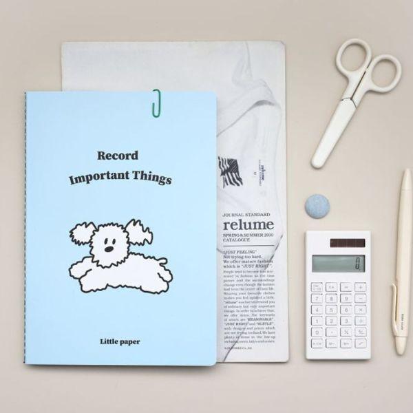 横罫ノート・A5 文房具 メモ帳 いぬ コアラ アニマル ロマネ ROMANE Brunch Brother 韓国雑貨 リトルペーパー かわいい | MARK'S | 07
