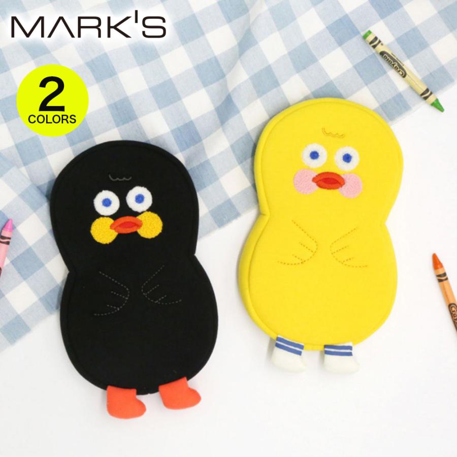MARK'S（マークス） ペンケース 韓国雑貨 筆箱 文房具 鳥 アヒル