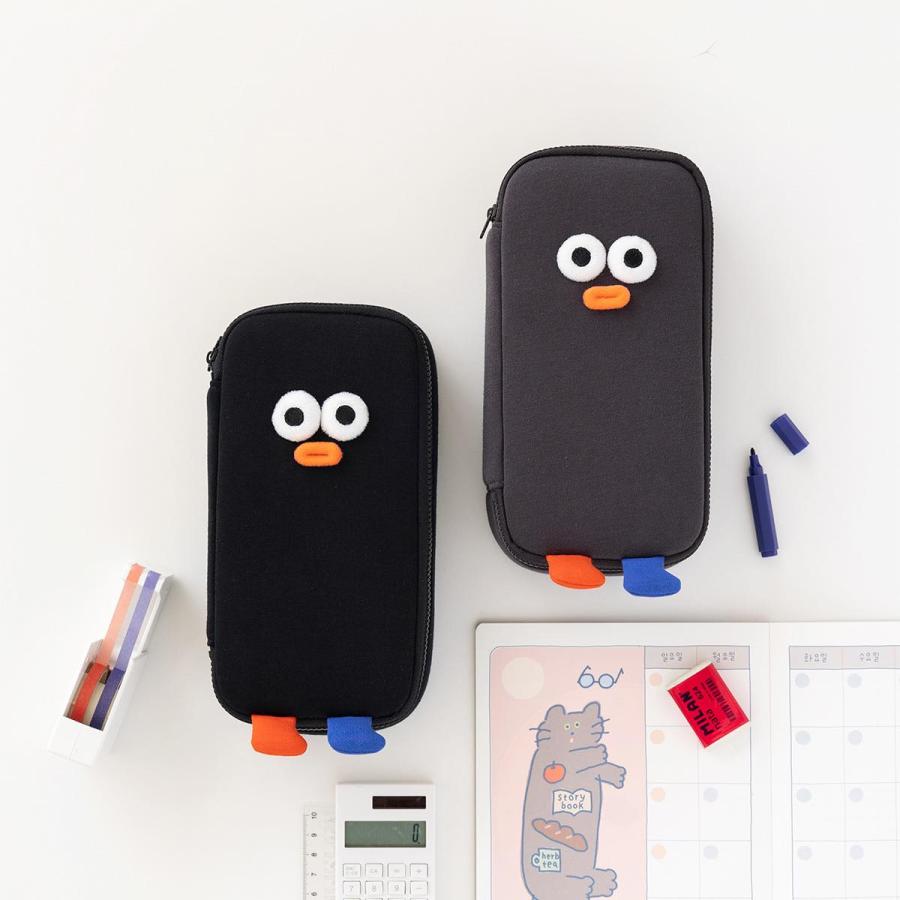 ブランチブラザー ペンケース ポンポン ペンポーチ ふでばこ 筆箱 立体デザイン 大きめ キャラクター 学校 仕事 韓国雑貨 Brunch Brother マークス | MARK'S | 09