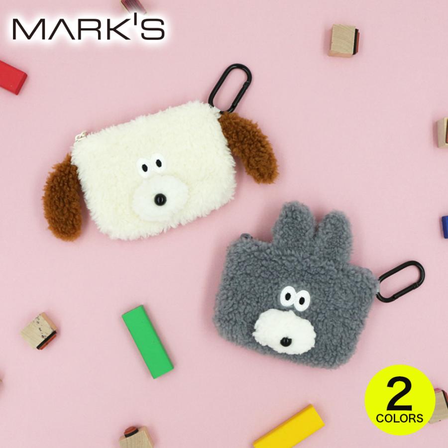 MARK'S（マークス） カードポーチ IDケース 小物入れ ねこ 犬 アニマル
