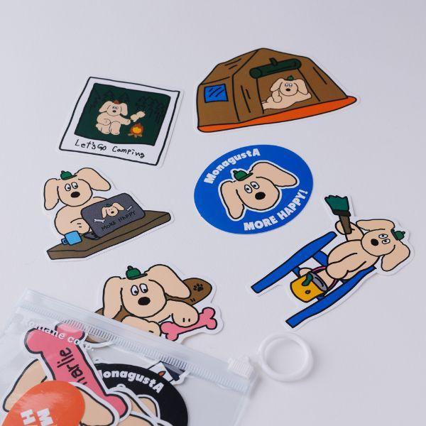 MARK'S（マークス） ビッグステッカー A・チャーリー 韓国雑貨 いぬ 犬