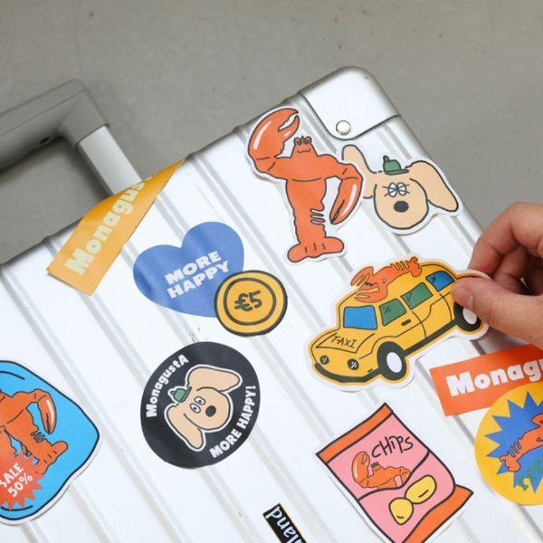 MARK'S（マークス） ビッグステッカー B・クラブ 韓国雑貨 ザリガニ 海