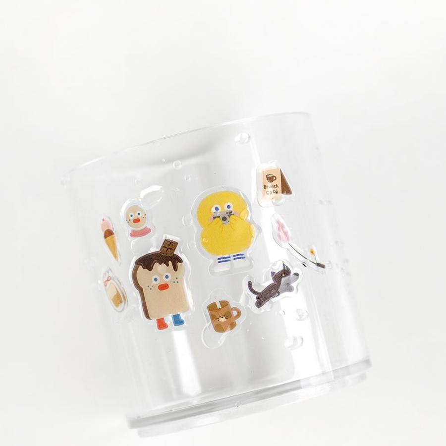 ブランチブラザー エポキシステッカー ロマネ ROMANE 韓国雑貨 Brunch Brother シール 犬 くま ベア ひよこ うさぎ コアラ キャラクター | MARK'S | 10