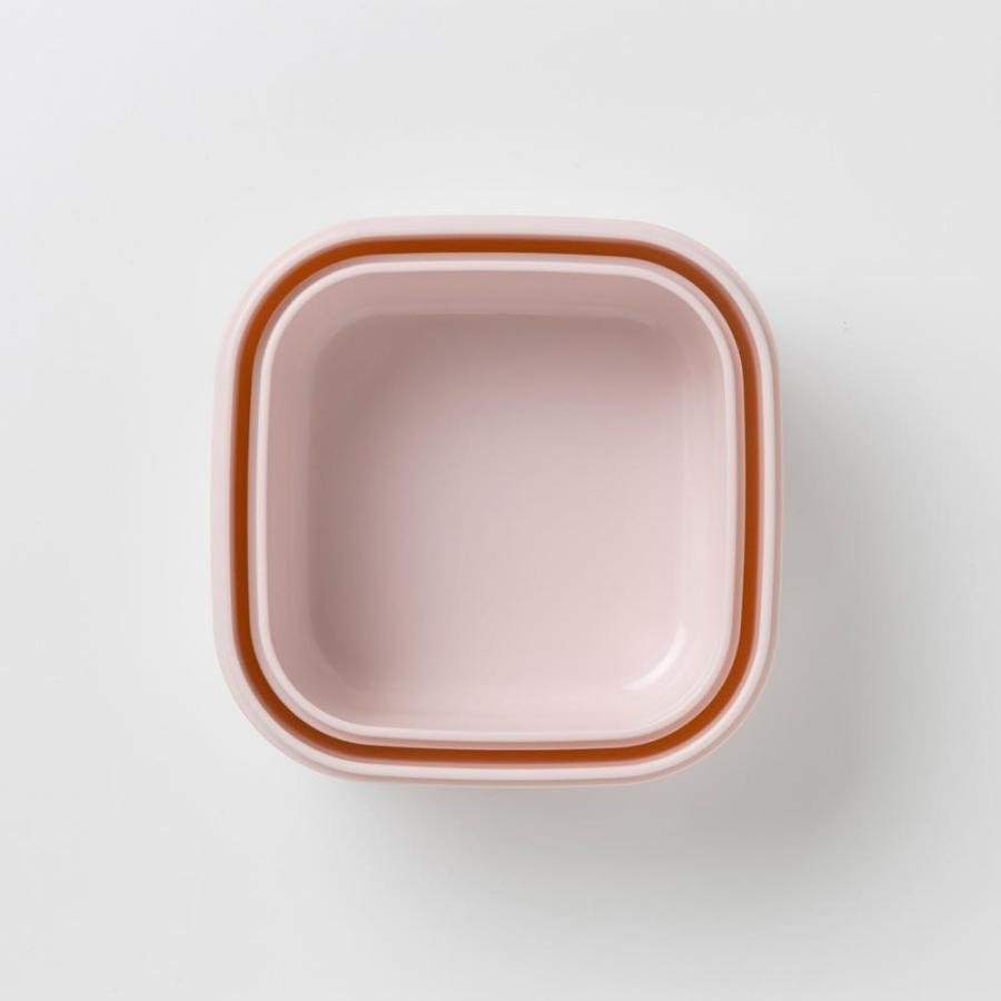ランチボックス・2Pセット 耐熱 お弁当箱 弁当箱 電子レンジ可 トースト 犬 イヌ 猫 ネコ ROMANE  ブランチブラザー マークス | MARK'S | 05