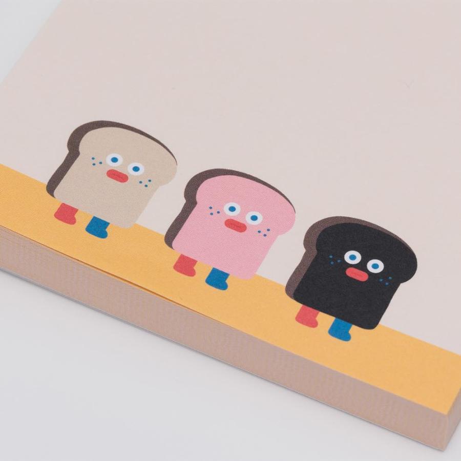メモパッド メモ パン イヌ ウサギ ロマネ 韓国雑貨 ROMANE Brunch Brother ブランチブラザー マークス かわいい キャラクター |  | 02