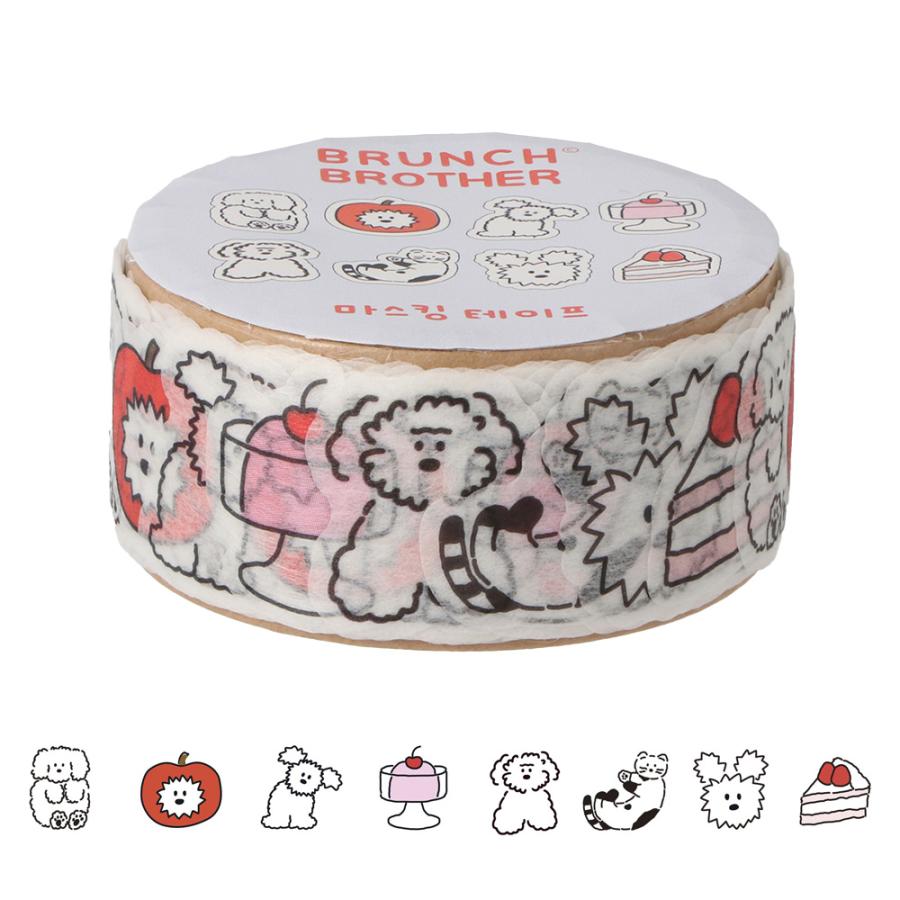 MARK'S マスキングテープ・セパレート A マステ パン くま 犬