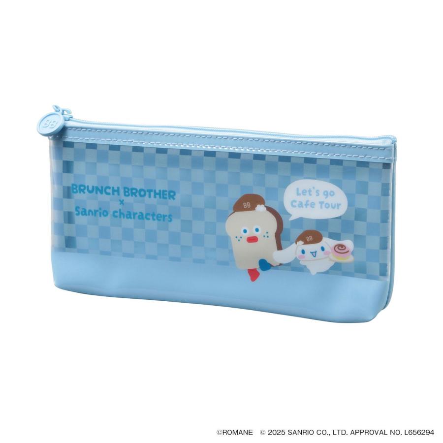 ブランチブラザーｘサンリオキャラクターズ ペンケース PVC 文房具 小物入れ かわいい おしゃれ 収納 整理 学校 オフィス マークス | MARK'S | 01