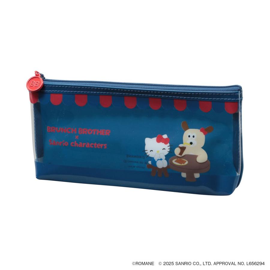 ブランチブラザーｘサンリオキャラクターズ ペンケース PVC 文房具 小物入れ かわいい おしゃれ 収納 整理 学校 オフィス マークス | MARK'S | 03