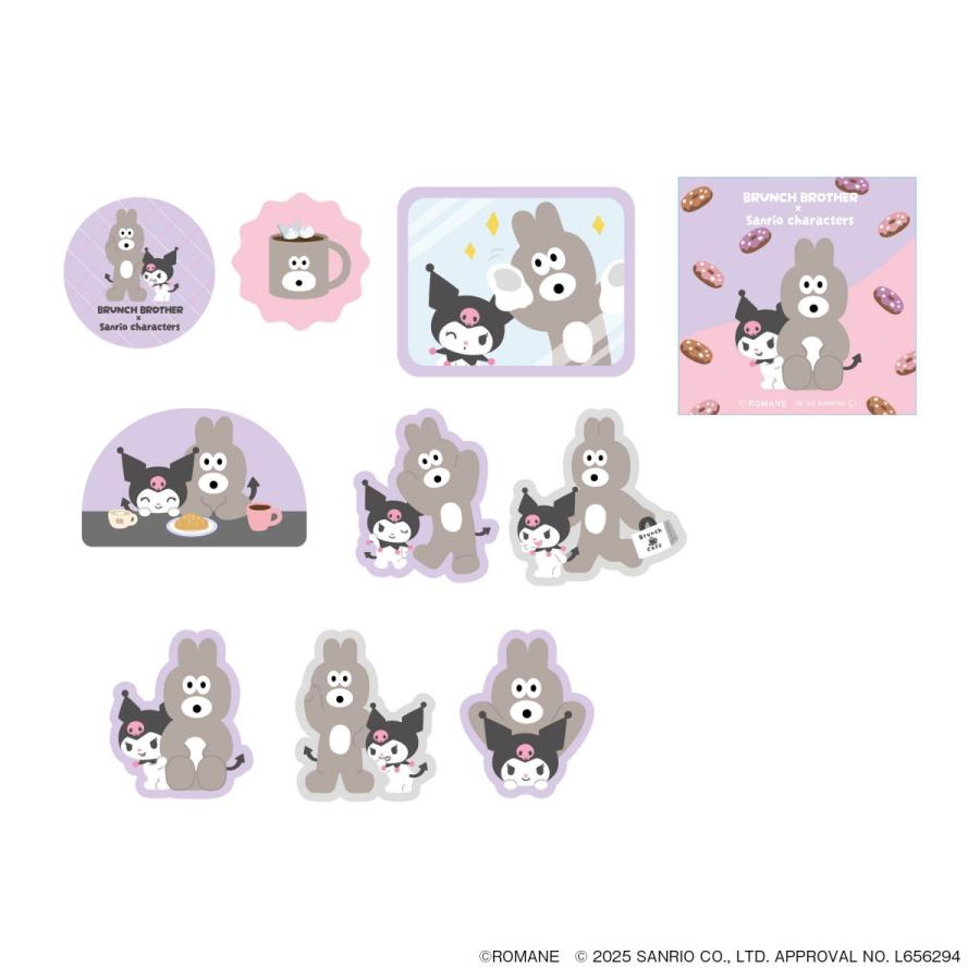 ブランチブラザーｘサンリオキャラクターズ フレークステッカー 20枚入 かわいい おしゃれ ノート 手帳 スマホ デコレーション マークス | MARK'S | 04
