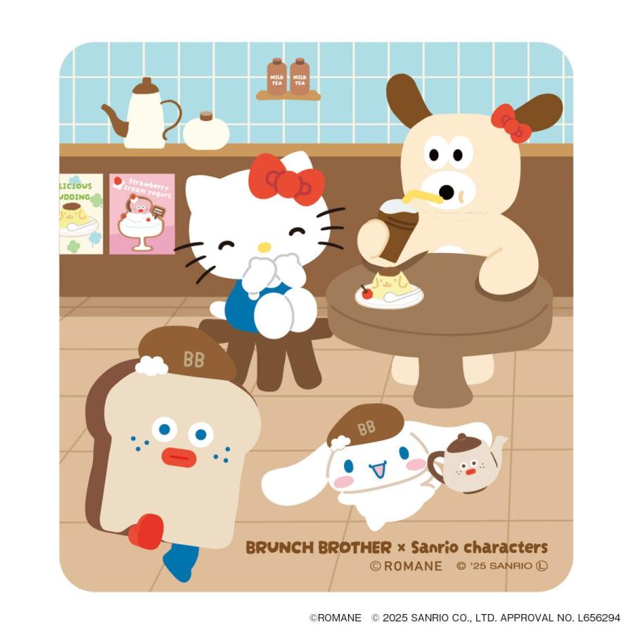 ブランチブラザーｘサンリオキャラクターズ PVCステッカー かわいい 文房具 ノート 手帳 スマホ パソコン デコレーション シール マークス | MARK'S | 05