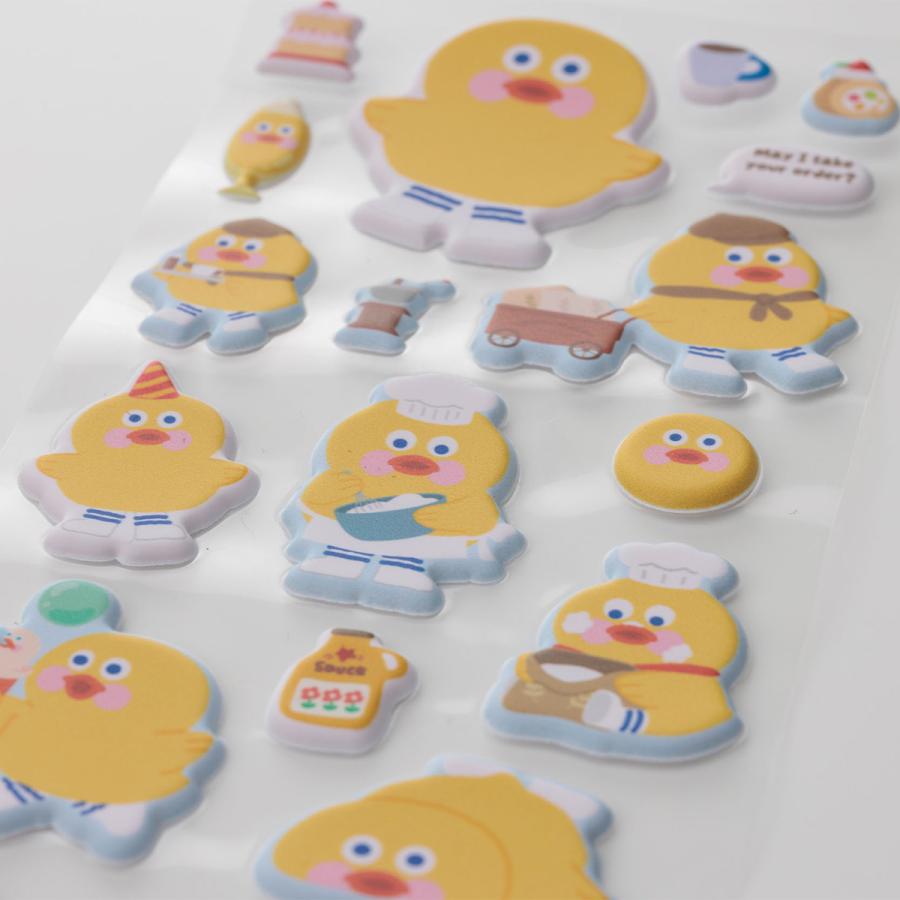 ブランチブラザー ふわもこシール ステッカー 立体 ぷっくり ぷくぷく ぷっくりシール 厚み 韓国雑貨 かわいい おしゃれ 手帳デコ デコレーション マークス | MARK'S | 05