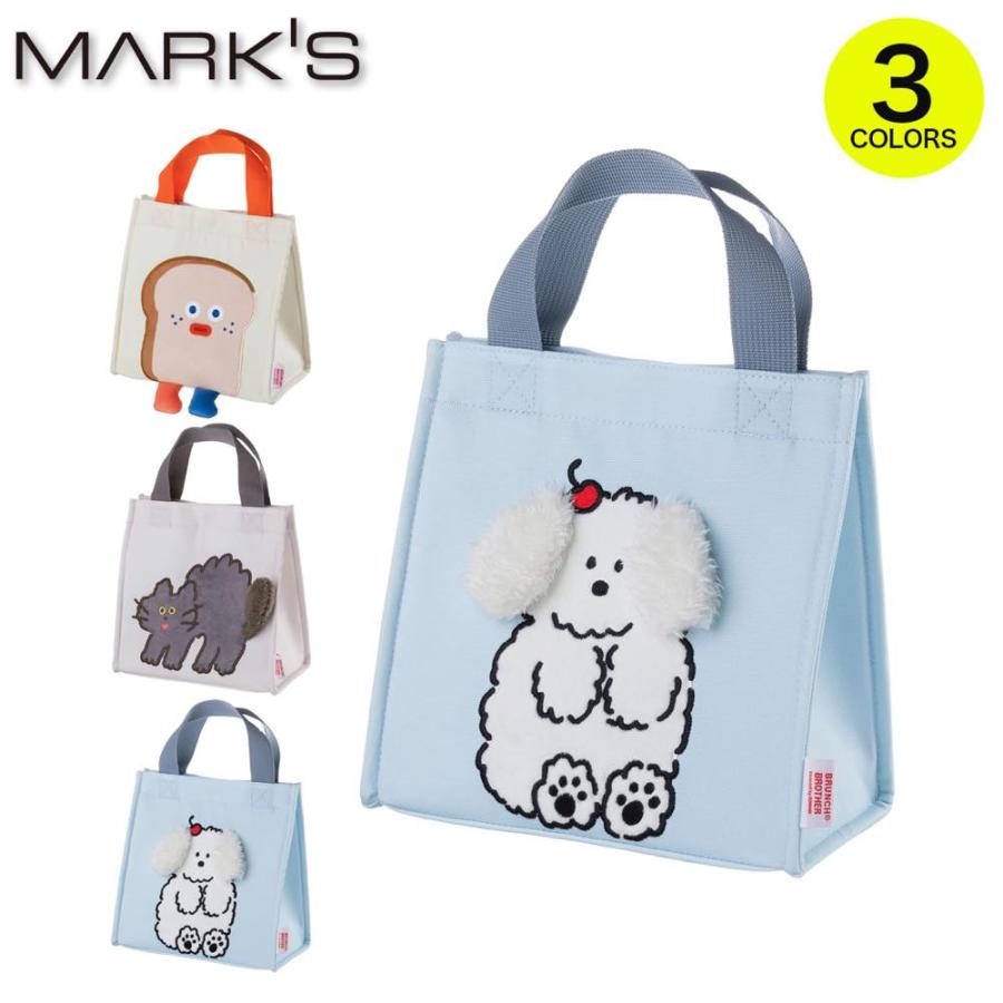 MARK'S ランチバッグ ランチトート お弁当バッグ トースト 犬 猫