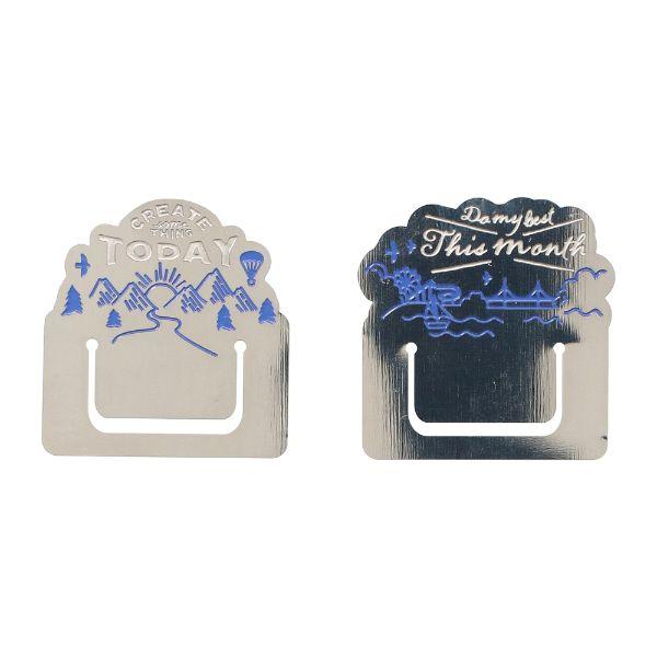 ファンログ インデックスブックマーカー クリップ しおり メタル 文房具 かわいい おしゃれ マークス 手帳デコ | MARK'S | 04