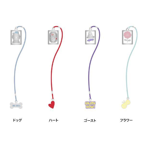 ファンログ しおり 栞 チャーム付きクリップブックマーカー・S クリップ メタル 文房具 手帳デコ かわいい おしゃれ マークス | MARK'S | 05