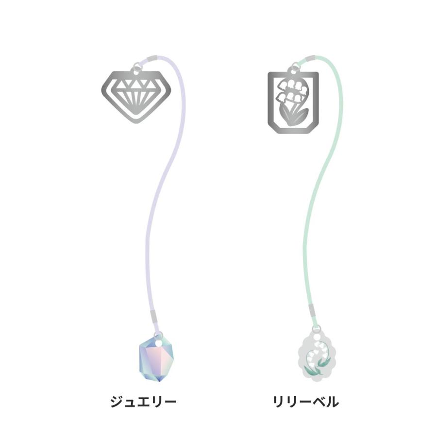 ファンログ チャーム付きクリップブックマーカー・S クリップ しおり メタル 文房具 かわいい おしゃれ 手帳デコ マークス | MARK'S | 03