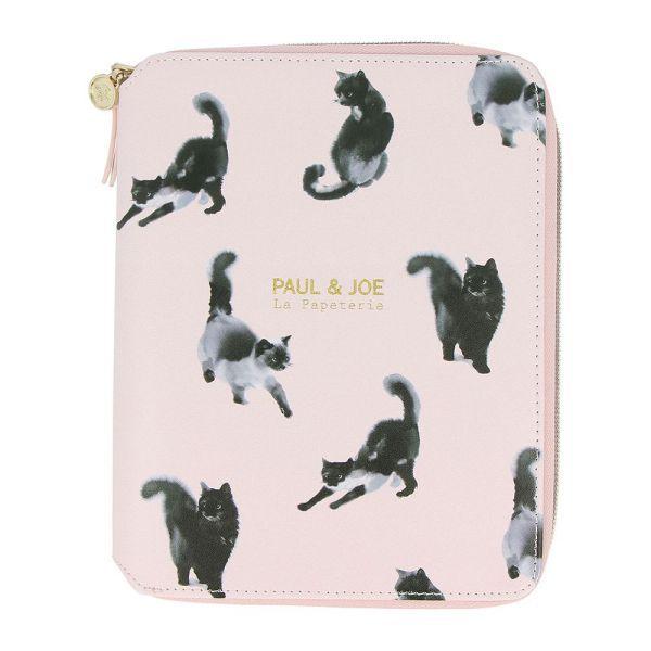 母子手帳ケース お薬手帳 マルチカバー 手帳カバー B6変型 1日1ページ用 ポール&ジョー ラ・パペトリー 水墨画ネコ リフィル(レフィル)別売り EDiT マークス | PAUL&JOE