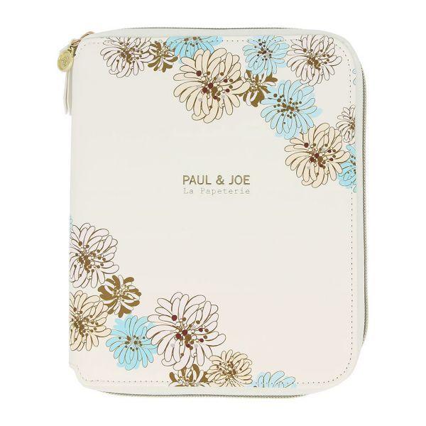 ポールアンドジョー  母子手帳 お薬手帳 手帳カバー セミA5 週間ノート用 クリザンテーム・ホワイト リフィル(レフィル)別売り EDiT | PAUL&JOE