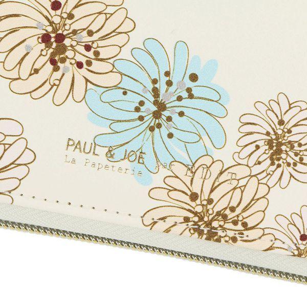 ポールアンドジョー  母子手帳 お薬手帳 手帳カバー セミA5 週間ノート用 クリザンテーム・ホワイト リフィル(レフィル)別売り EDiT | PAUL&JOE | 04