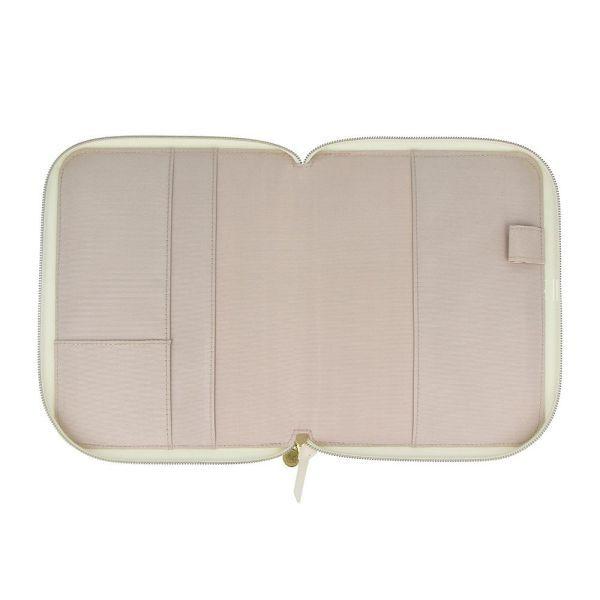 ポールアンドジョー  母子手帳 お薬手帳 手帳カバー セミA5 週間ノート用 クリザンテーム・ホワイト リフィル(レフィル)別売り EDiT | PAUL&JOE | 07