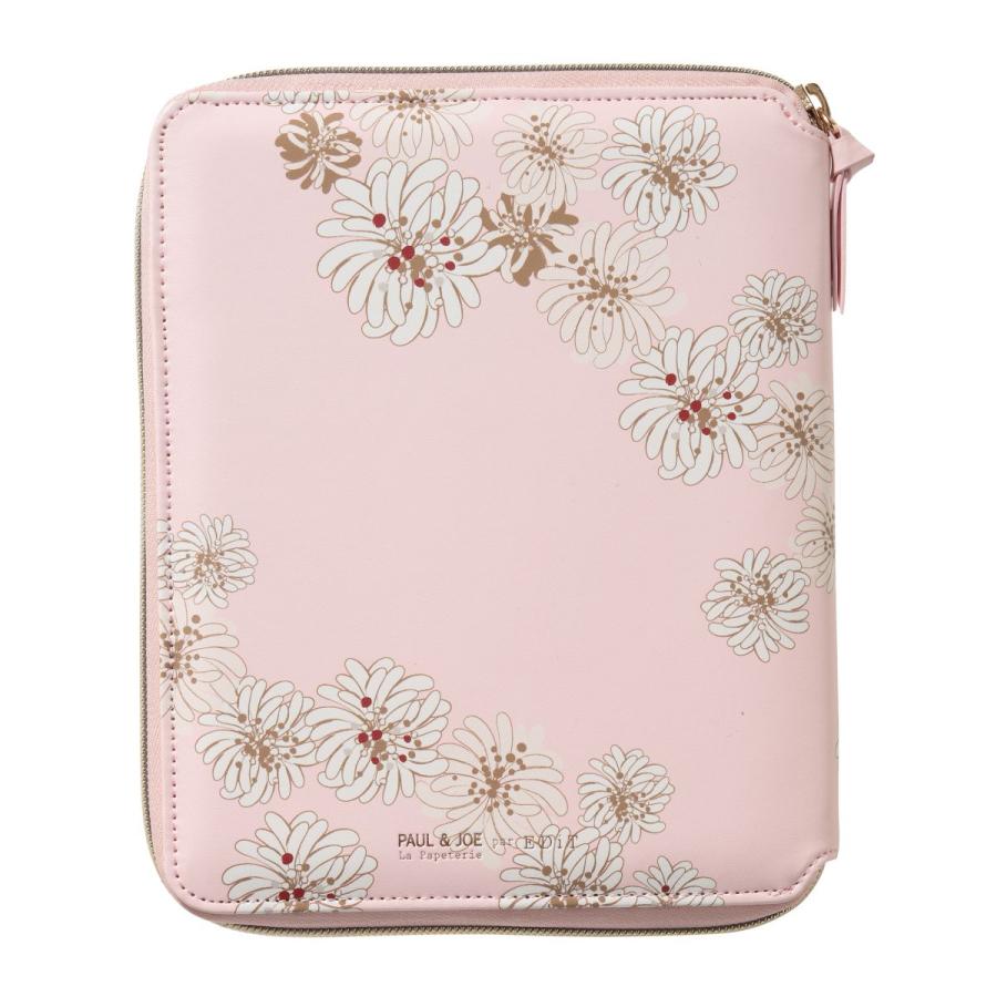 EDiT 手帳カバー 週間ノート用 セミA5 ポール ＆ ジョーラ・パペトリー ＜クリザンテーム・ペールピンク＞  リフィル(レフィル)別売り PAUL＆JOE 花柄 | PAUL&JOE | 01