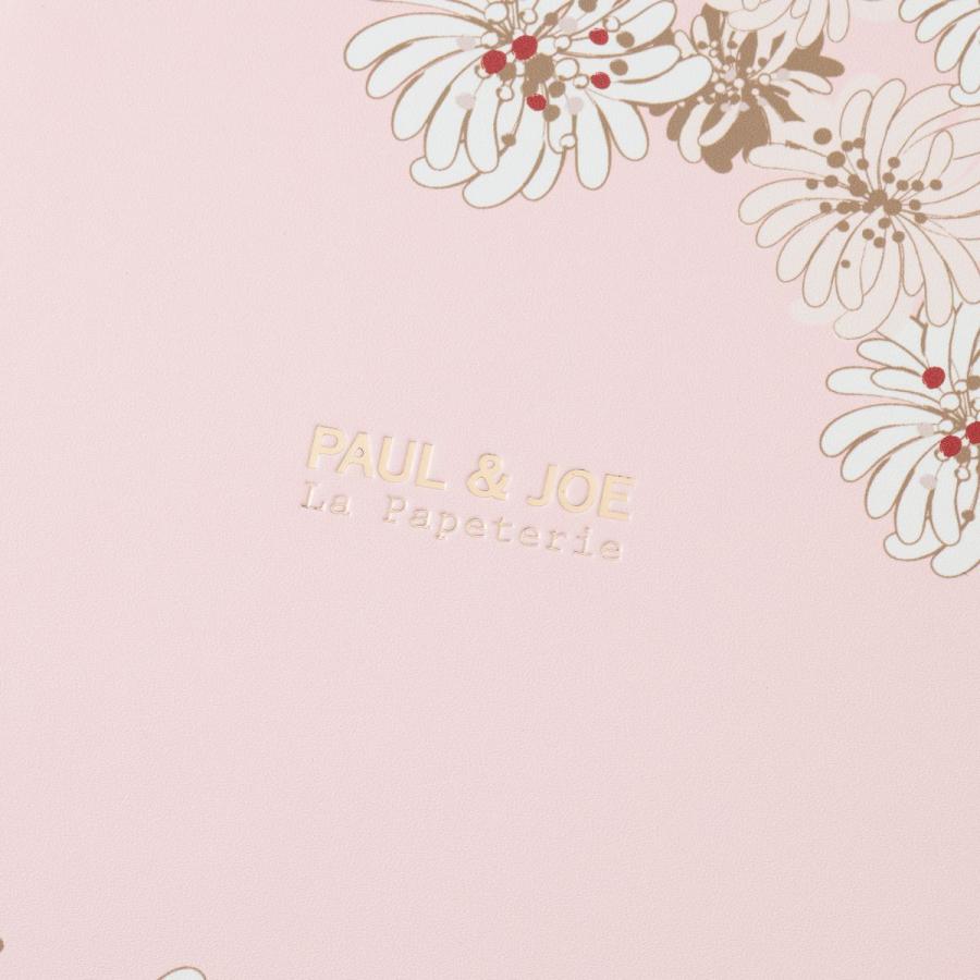 EDiT 手帳カバー 週間ノート用 セミA5 ポール ＆ ジョーラ・パペトリー ＜クリザンテーム・ペールピンク＞  リフィル(レフィル)別売り PAUL＆JOE 花柄 | PAUL&JOE | 02