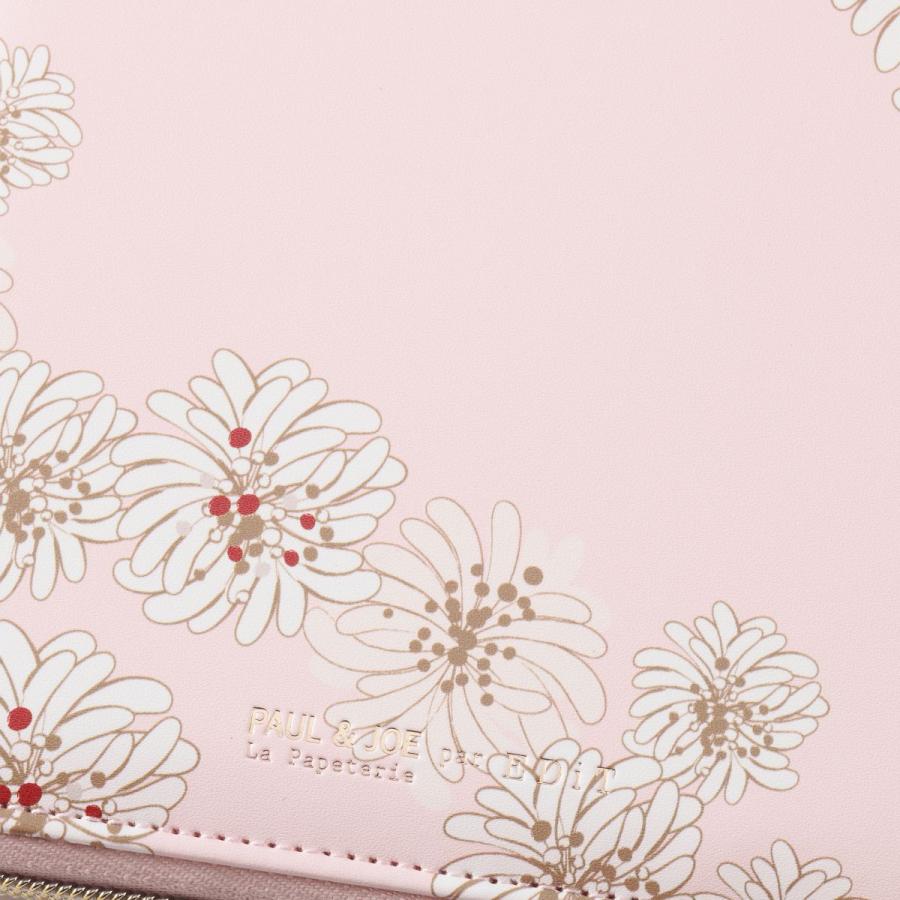 EDiT 手帳カバー 週間ノート用 セミA5 ポール ＆ ジョーラ・パペトリー ＜クリザンテーム・ペールピンク＞  リフィル(レフィル)別売り PAUL＆JOE 花柄 | PAUL&JOE | 04