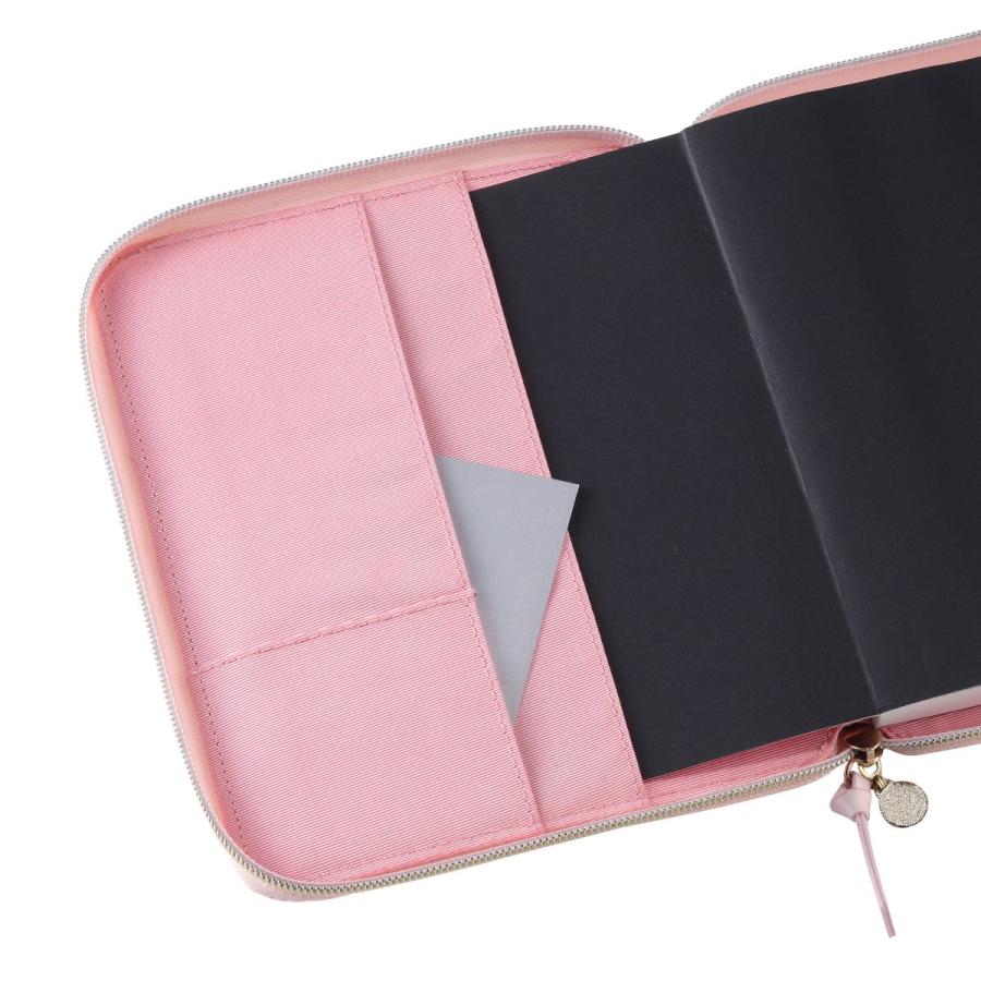 EDiT 手帳カバー 週間ノート用 セミA5 ポール ＆ ジョーラ・パペトリー ＜クリザンテーム・ペールピンク＞  リフィル(レフィル)別売り PAUL＆JOE 花柄 | PAUL&JOE | 05