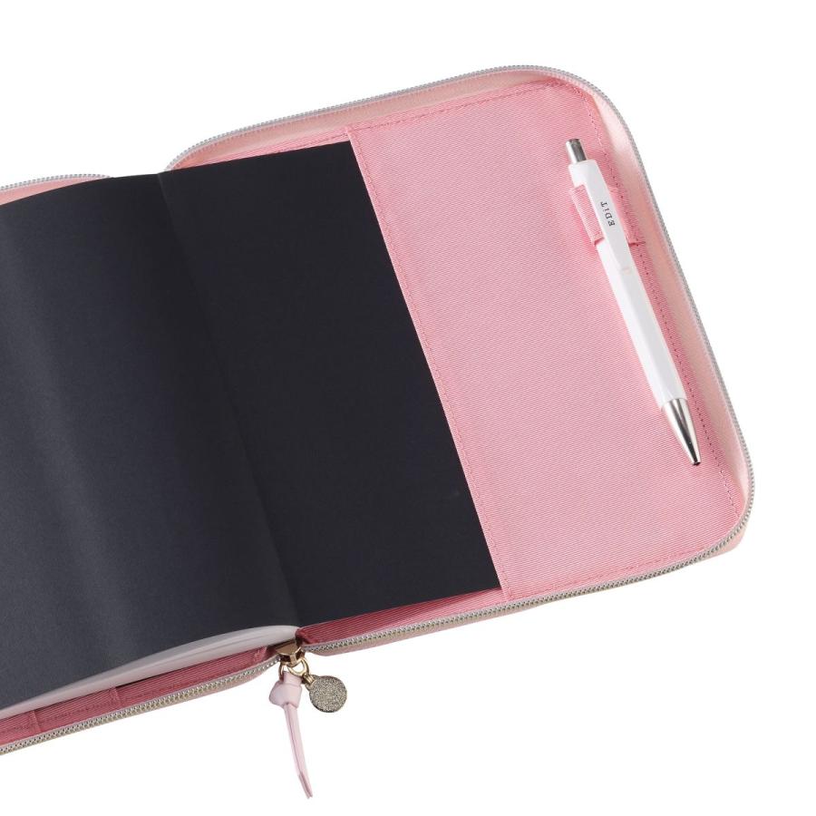 EDiT 手帳カバー 週間ノート用 セミA5 ポール ＆ ジョーラ・パペトリー ＜クリザンテーム・ペールピンク＞  リフィル(レフィル)別売り PAUL＆JOE 花柄 | PAUL&JOE | 06