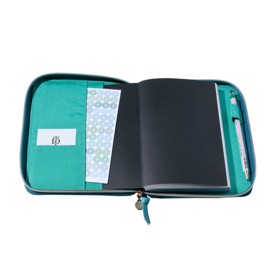 EDiT 手帳カバー 1日1ページ用 B6変型  ダイアリーカバー ポール&ジョー  ハイド・アンド・シーク ラウンドジップ ペンホルダー付き カードポケット付き | PAUL&JOE | 06