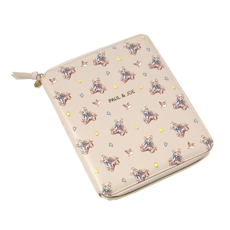 EDiT 手帳カバー 週間ノート用 セミA5 ダイアリーカバー ポール&ジョー  ベア・ラテ ラウンドジップ ペンホルダー付き カードポケット付き | PAUL&JOE | 02