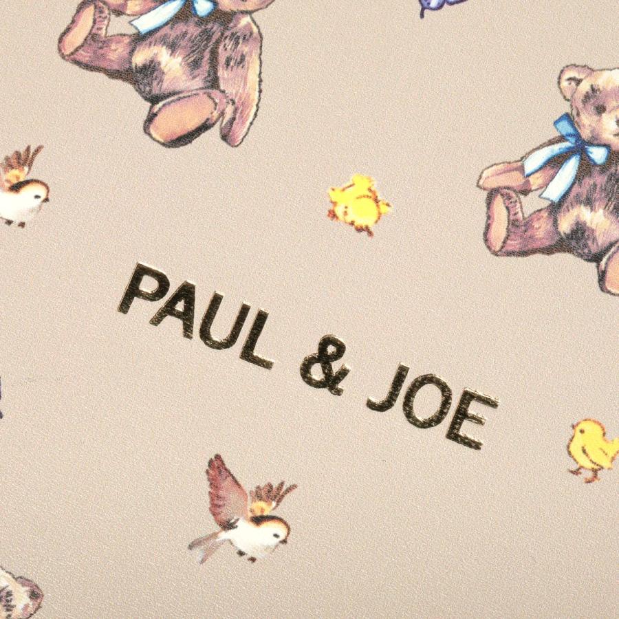 EDiT 手帳カバー 週間ノート用 セミA5 ダイアリーカバー ポール&ジョー  ベア・ラテ ラウンドジップ ペンホルダー付き カードポケット付き | PAUL&JOE | 03