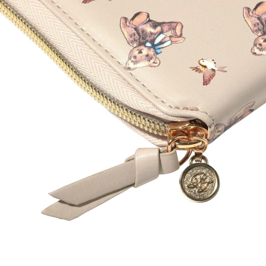 EDiT 手帳カバー 週間ノート用 セミA5 ダイアリーカバー ポール&ジョー  ベア・ラテ ラウンドジップ ペンホルダー付き カードポケット付き | PAUL&JOE | 04