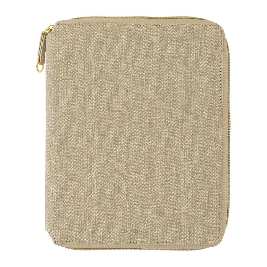 手帳カバー A5正寸 1日1ページ・週間バーチカル用 ラウンドジップカバー ペディール ツイード リフィル(レフィル)別売り EDiT マークス | MARK'S | 01