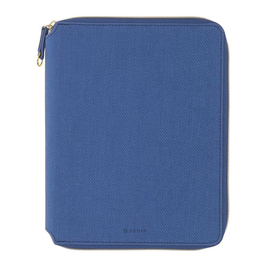 手帳カバー A5正寸 1日1ページ・週間バーチカル用 ラウンドジップカバー ペディール ツイード リフィル(レフィル)別売り EDiT マークス | MARK'S | 02