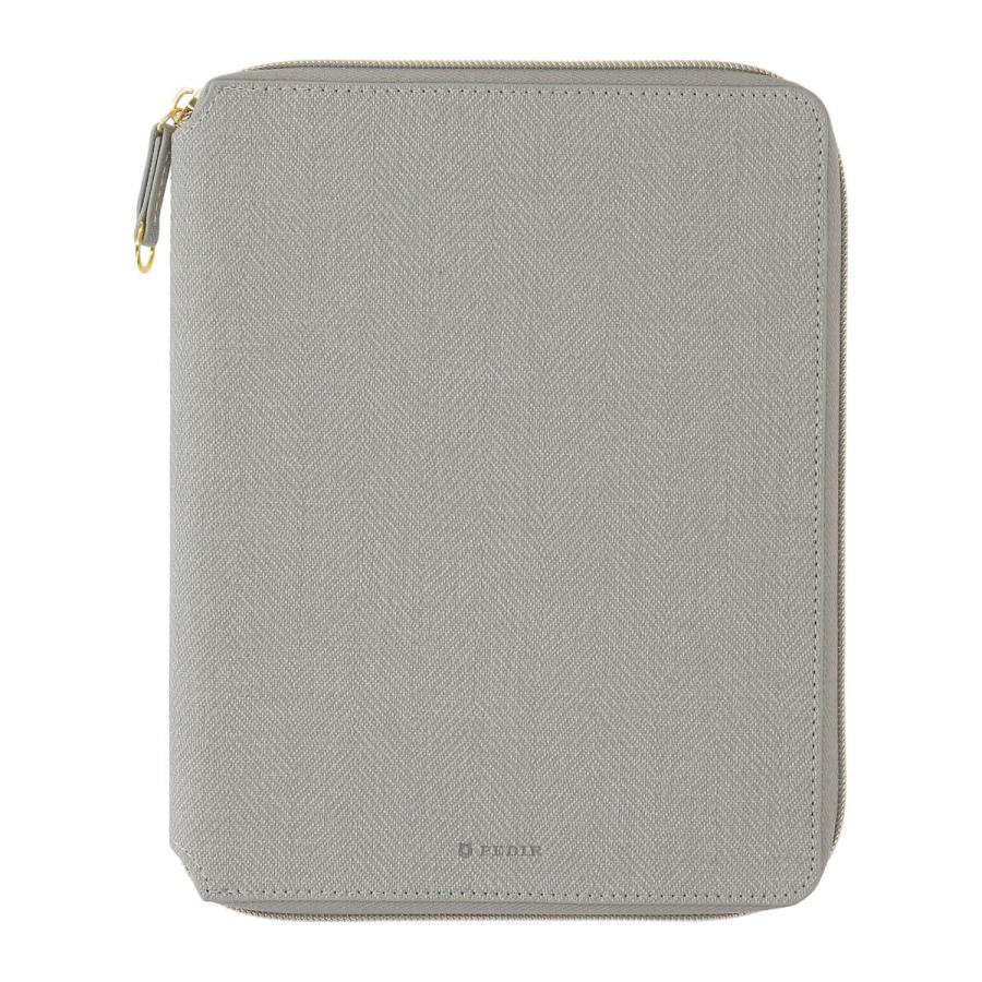 手帳カバー A5正寸 1日1ページ・週間バーチカル用 ラウンドジップカバー ペディール ツイード リフィル(レフィル)別売り EDiT マークス | MARK'S | 03