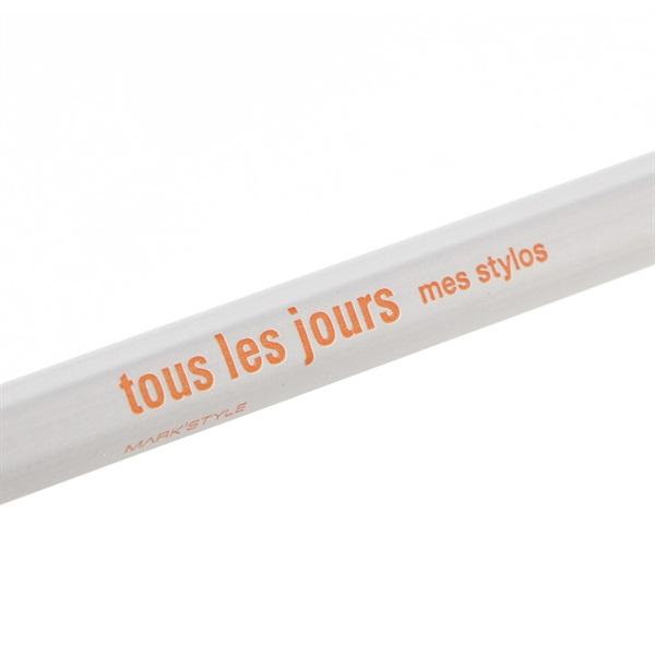 tous les jours マークスタイル 消しゴム付シャープペン 0.5mm マークス グレー ミント パープル マスタード ブルー ピンク ワイン シンプル おしゃれ | MARK'S | 03