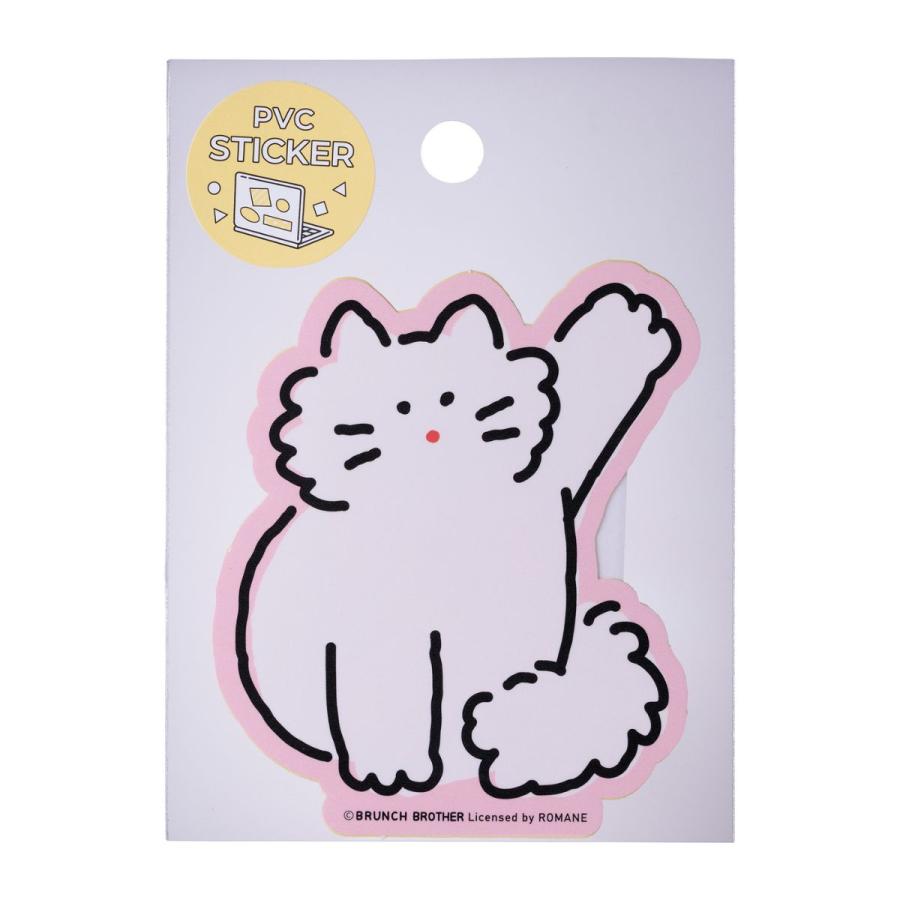 確認用499円可愛い猫ちゃん　文字なしサンキューシール　ギフトシール　ステッカー ギフトシール5枚セット【お世話になりました/子猫 きゅーちゃん