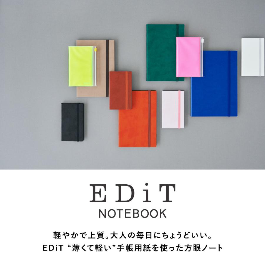 手帳用紙を使った小さな方眼ノート・B7・PVCカバー付き 日記帳 メモ帳 YOSHIKI OKAMURA 岡村芳樹 EDiT マークス おしゃれ かわいい ギフト プレゼント | MARK'S | 07