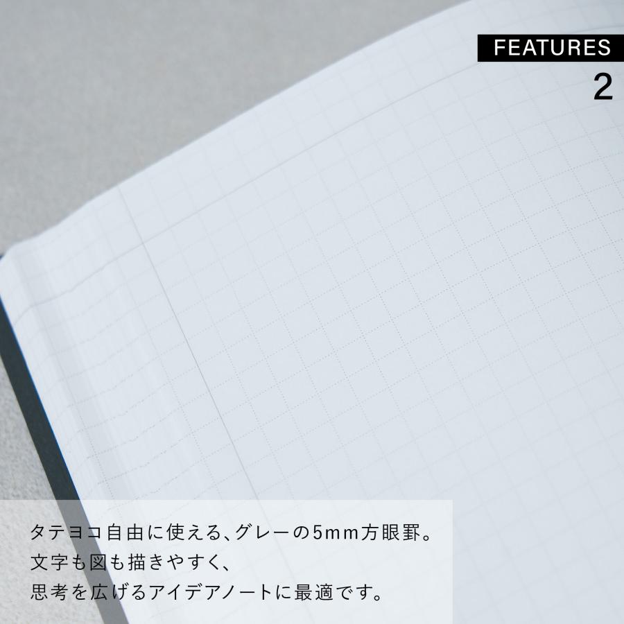 手帳用紙を使った小さな方眼ノート・B7・PVCカバー付き 日記帳 メモ帳 YOSHIKI OKAMURA 岡村芳樹 EDiT マークス おしゃれ かわいい ギフト プレゼント | MARK'S | 11
