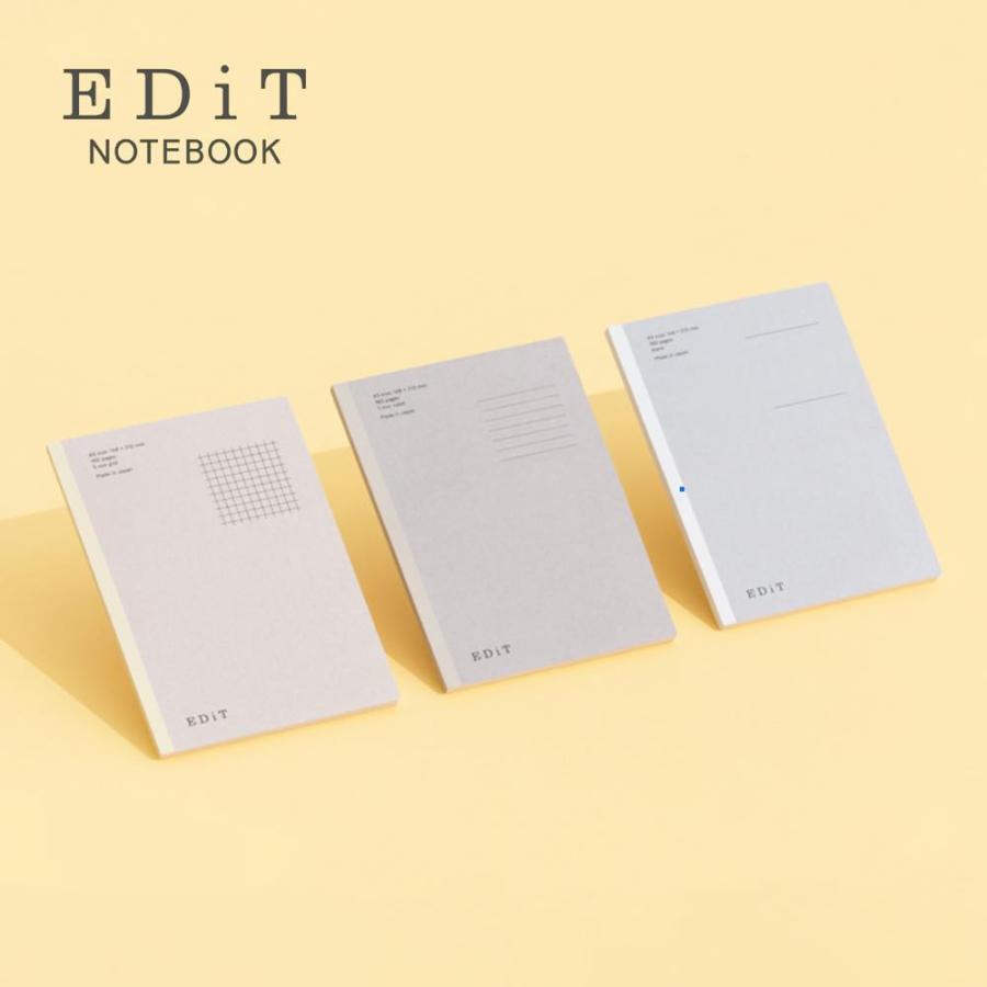 EDiT マークス 手帳用紙を使ったノート・A4・160ページ 5mm方眼罫 7mm横罫 無地 切り離せる 薄い 軽い 薄型 軽量 思考ノート 会議 記録 スケッチ シンプル | MARK'S | 04