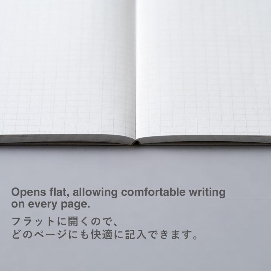 EDiT マークス 手帳用紙を使ったノート・A5・160ページ 5mm方眼罫 7mm横罫 無地 切り離せる 薄い 軽い 薄型 軽量 思考ノート 会議 記録 スケッチ シンプル | MARK'S | 08