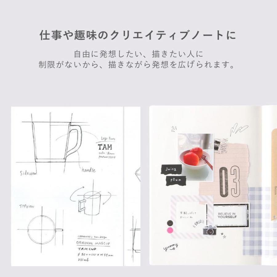 EDiT マークス 手帳用紙を使ったノート・A5・160ページ 5mm方眼罫 7mm横罫 無地 切り離せる 薄い 軽い 薄型 軽量 思考ノート 会議 記録 スケッチ シンプル | MARK'S | 11